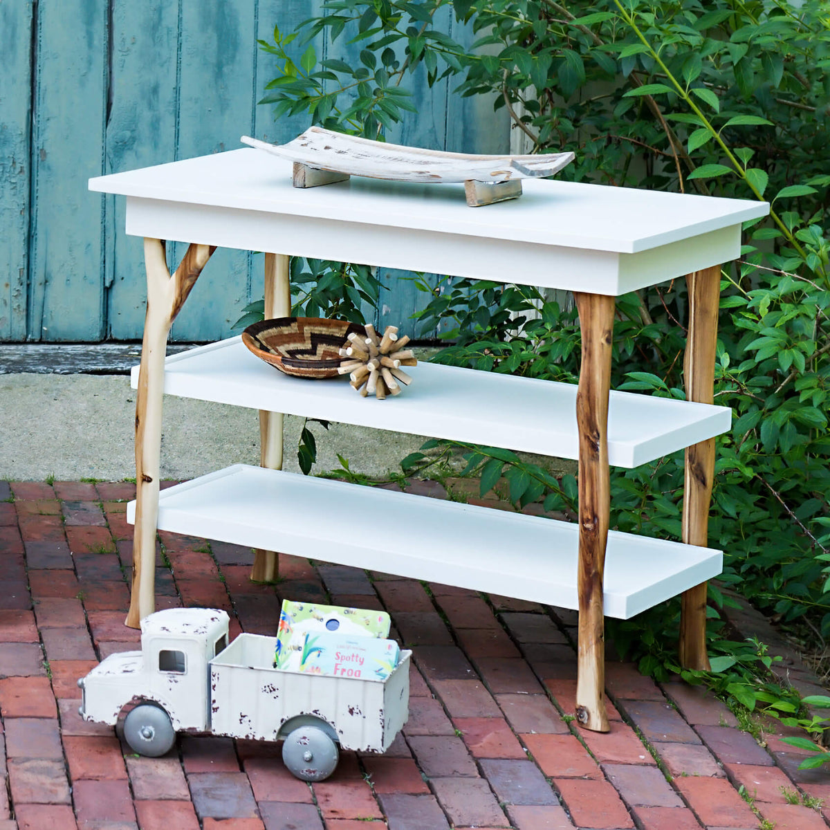 Milk Street Branch Open Shelf Changing Table