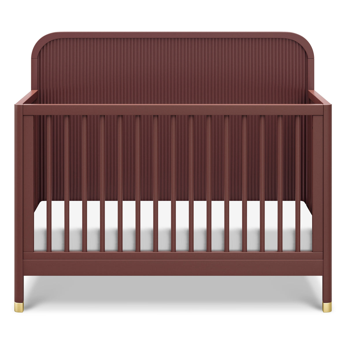 M26701CR,Namesake,Brimsley Tambour 4-in-1 Convertible Crib in Crimson
