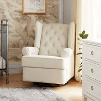 M21987PCMEW,Namesake,Harbour Power Recliner in Performance Cream Eco-Weave