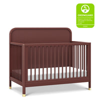 M26701CR,Namesake,Brimsley Tambour 4-in-1 Convertible Crib in Crimson