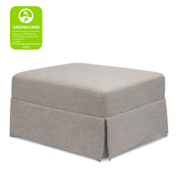 M21785PGEW,Namesake,Crawford Gliding Ottoman in Performance Grey Eco-Weave