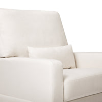 M21787PCMEW,Namesake,Crawford Pillowback Comfort Swivel Glider in Performance Cream Eco-Weave
