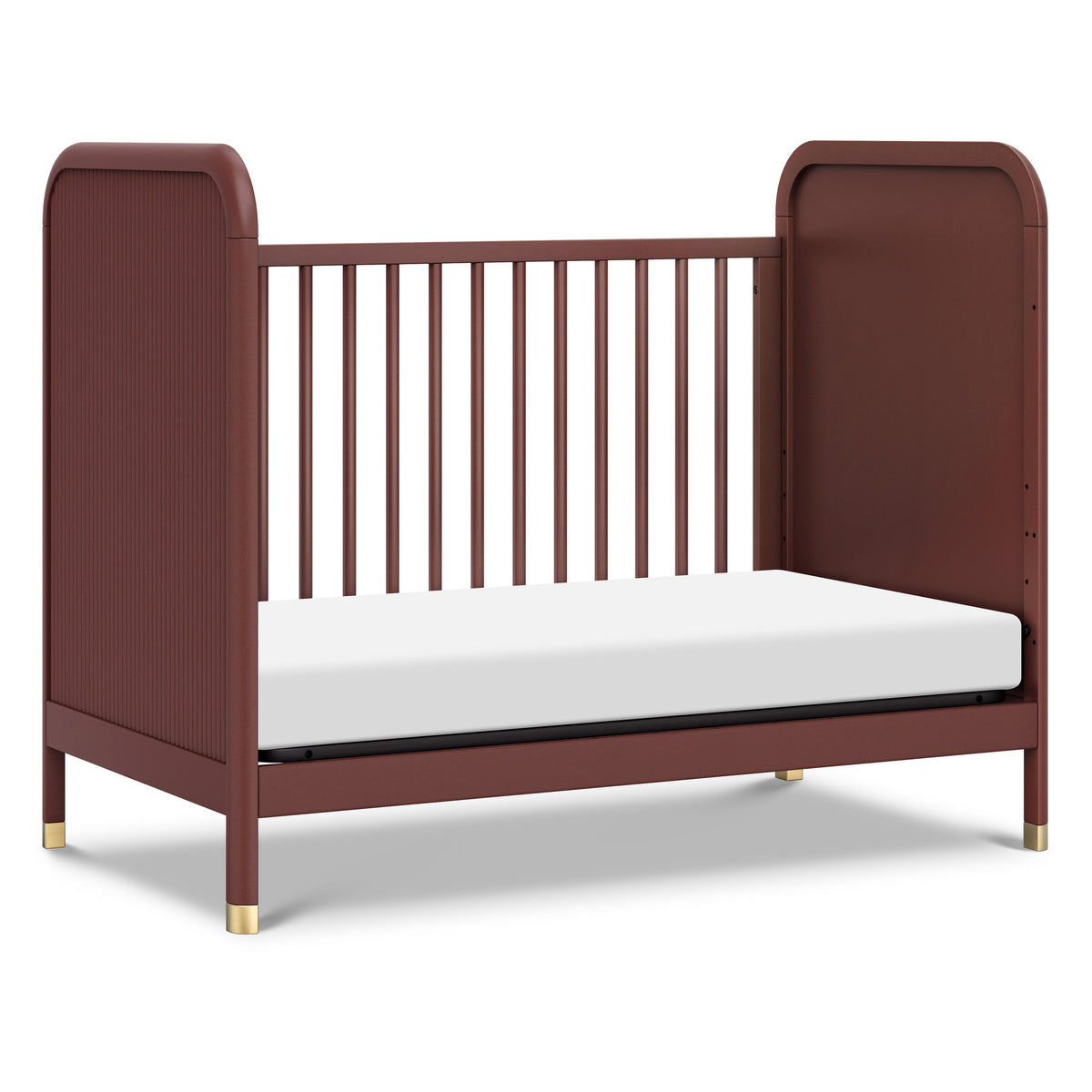 M26742CR,Namesake,Brimsley Tambour 3-in-1 Convertible Crib in Crimson