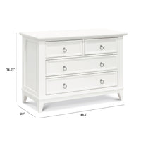M10716RW,Namesake,Emma Regency 4-Drawer Dresser in Warm White