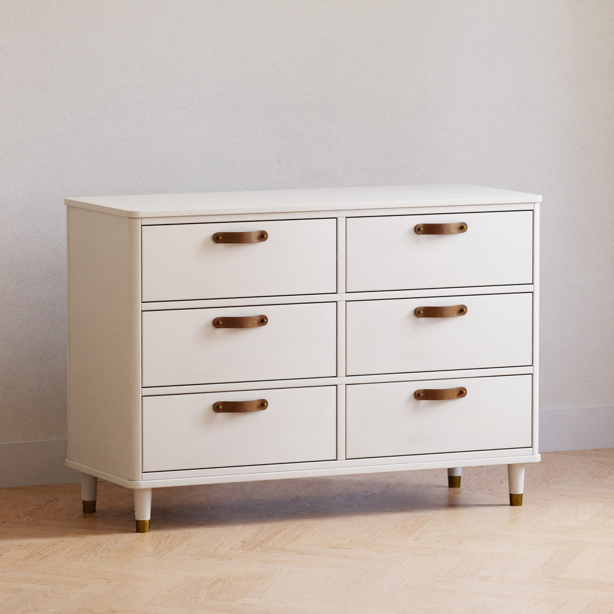 B14316RW,Namesake,Tanner 6-Drawer Dresser in Warm White