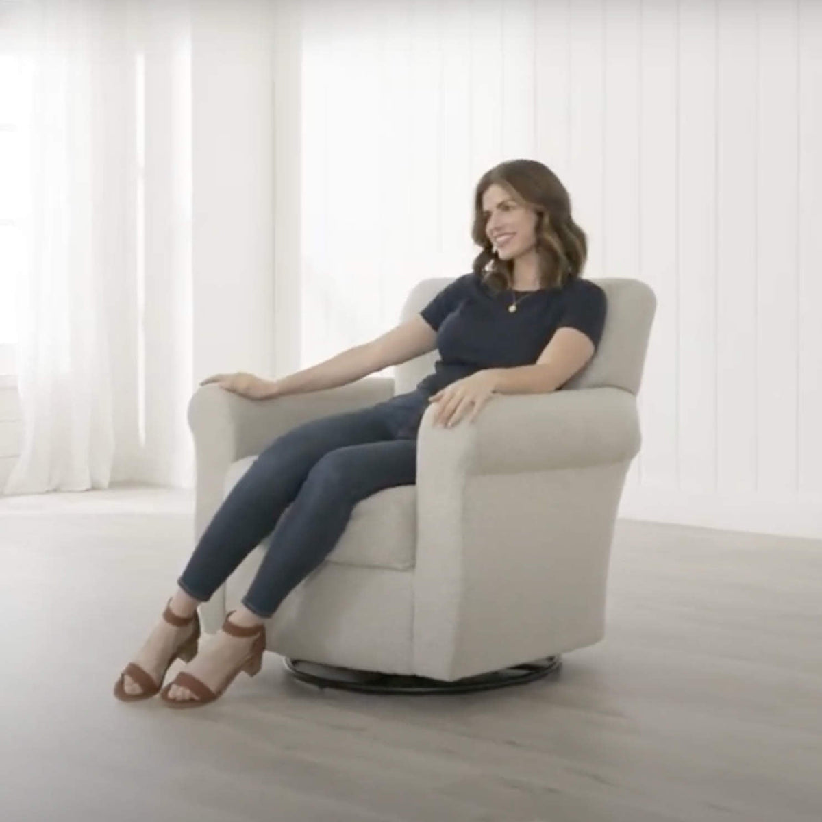Best Chairs Gemily Swivel Glider