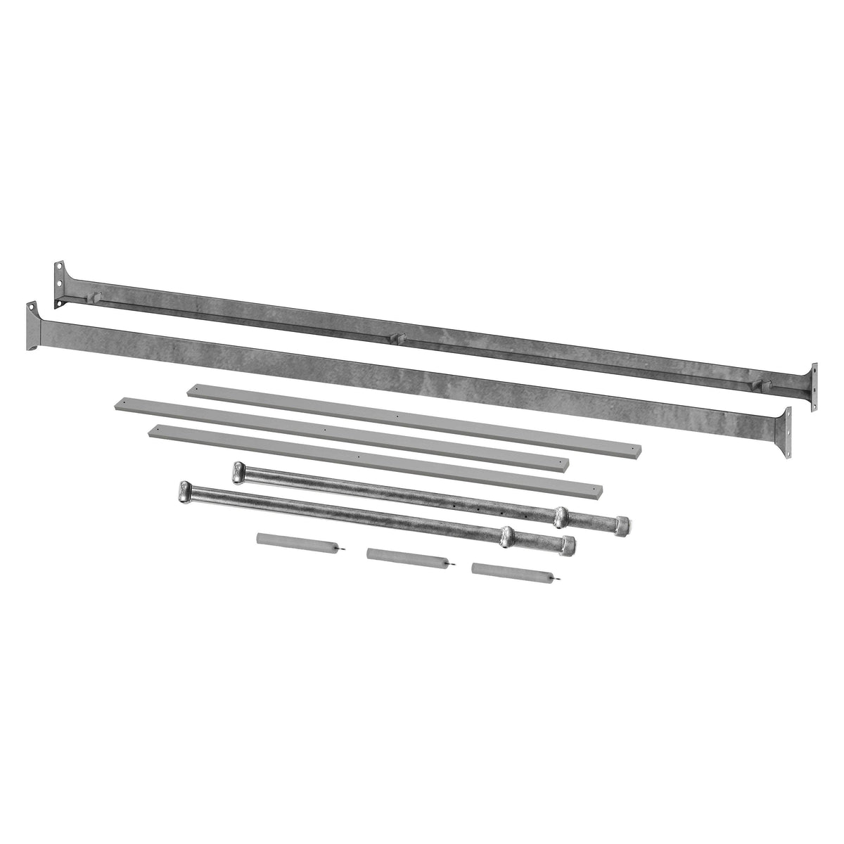 M15399VS,Namesake,Winston Full Size Bed Conversion Kit in Vintage Silver