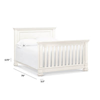 M7689CW,The MDB Family,Full Size Bed Conversion Kit in Coastal White