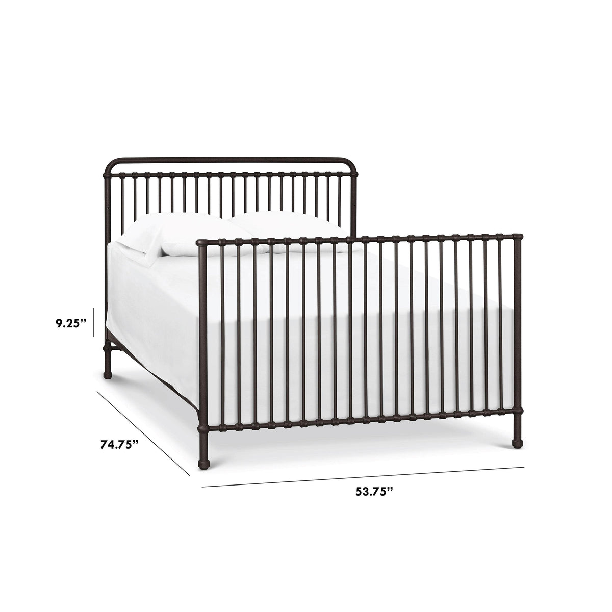 B15399UR,Namesake,Winston Full Size Bed Conversion Kit in Vintage Iron Finish