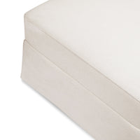 M21785PCMEW,Namesake,Crawford Gliding Ottoman in Performance Cream Eco-Weave