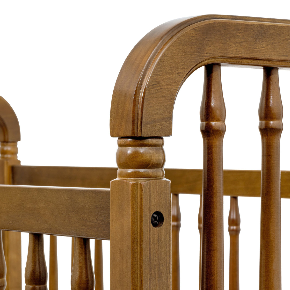 M7101NL,Namesake,Liberty 3-in-1 Convertible Spindle Crib w/Toddler Bed Conversion Kit in Natural Walnut