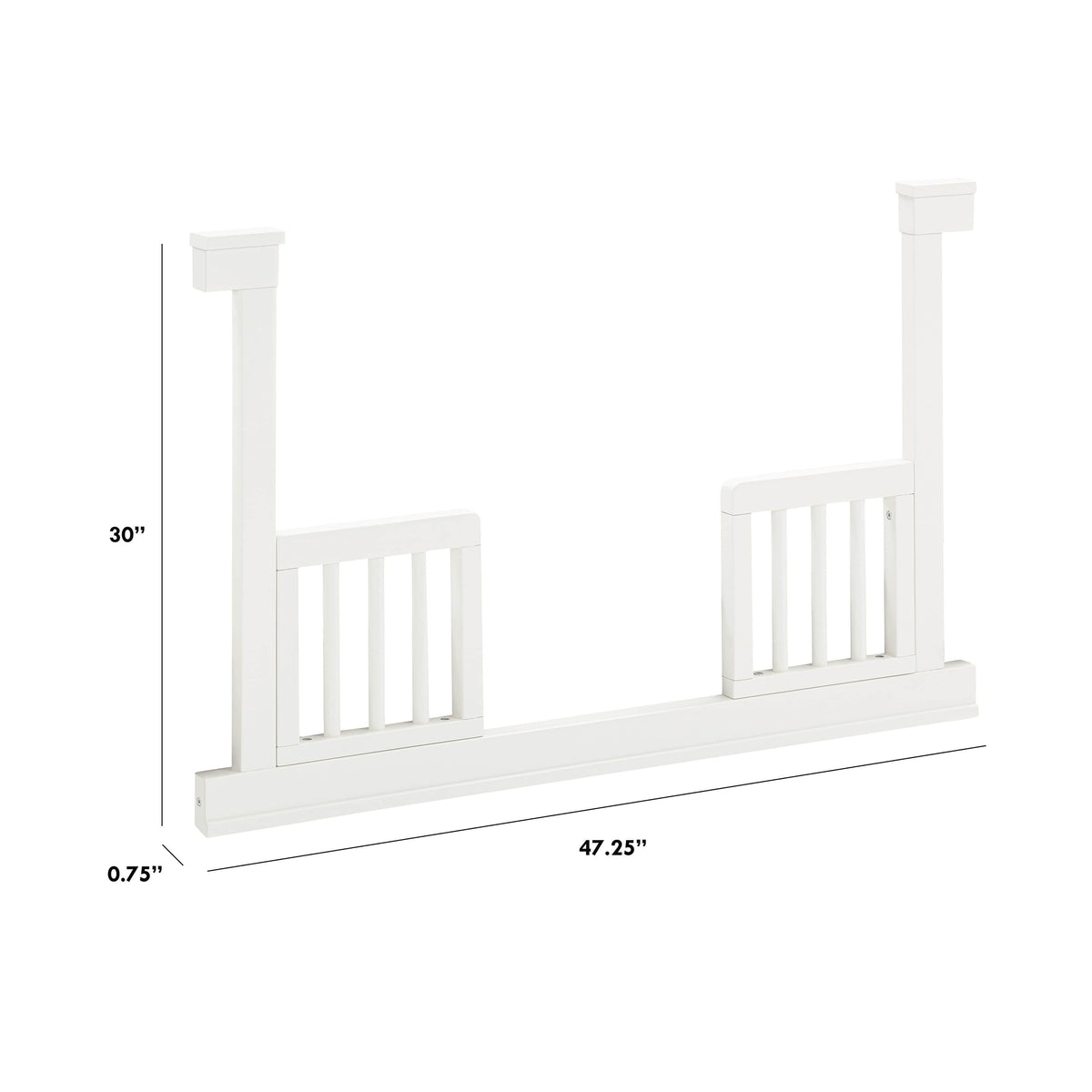 M23799RW,The MDB Family,Toddler Bed Conversion Kit for Marin in Warm White