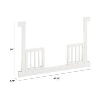 M23799RW,The MDB Family,Toddler Bed Conversion Kit for Marin in Warm White