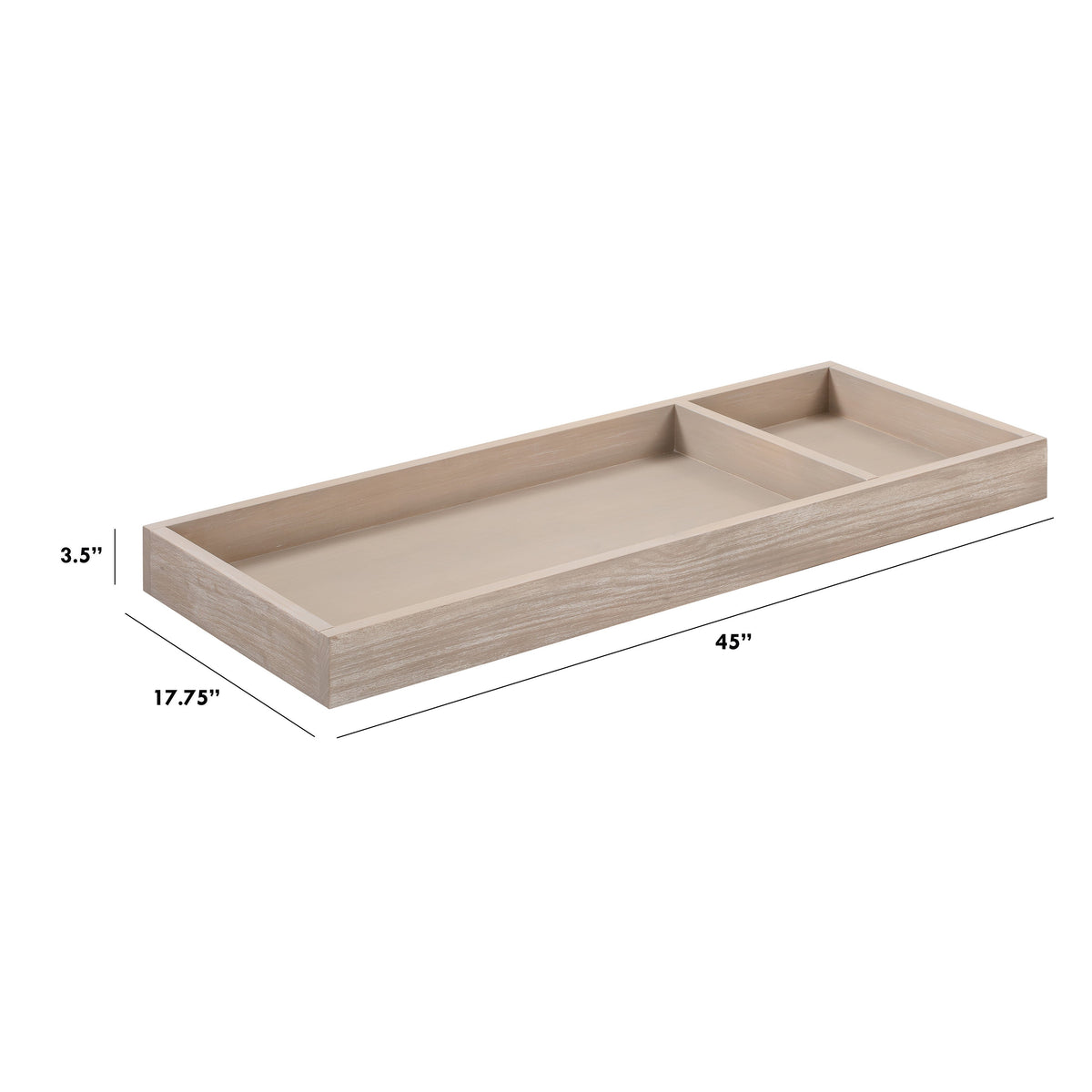 M0619SDB,The MDB Family,Universal Wide Removable Changing Tray in Sandbar