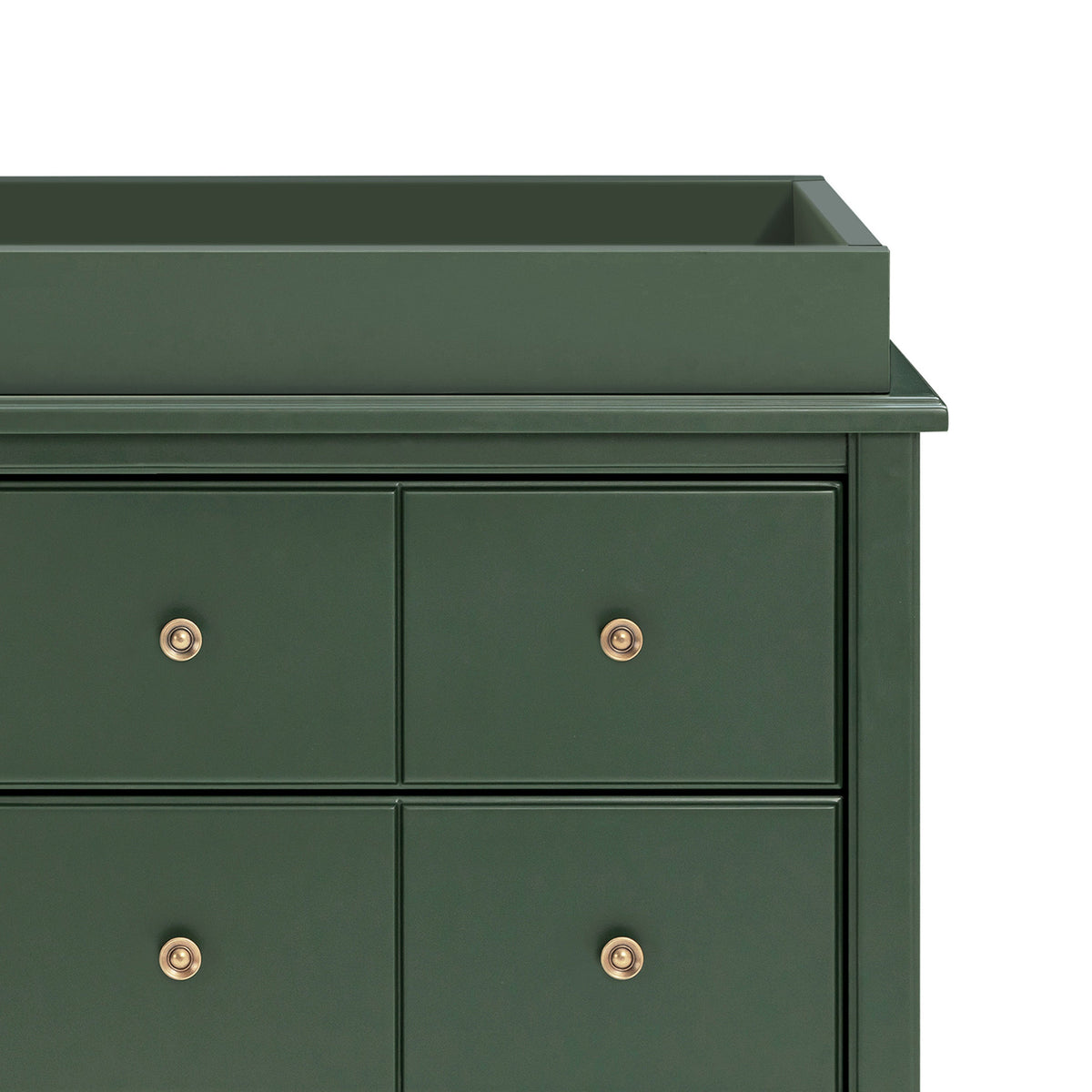 M0619FRGR,The MDB Family,Universal Wide Removable Changing Tray in Forest Green