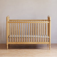 M7101HY,Namesake,Liberty 3-in-1 Convertible Spindle Crib w/Toddler Bed Conversion Kit in Honey