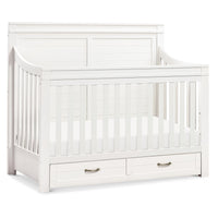 M21101HW,Namesake,Wesley Farmhouse Storage Crib in Heirloom White