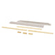 M7689WDF,The MDB Family,Full Size Bed Conversion Kit in White Driftwood
