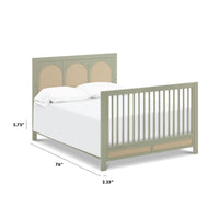 M7689FS,The MDB Family,Full Size Bed Conversion Kit in French Sage