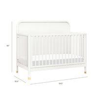 M26701RW,Namesake,Brimsley Tambour 4-in-1 Convertible Crib in Warm White