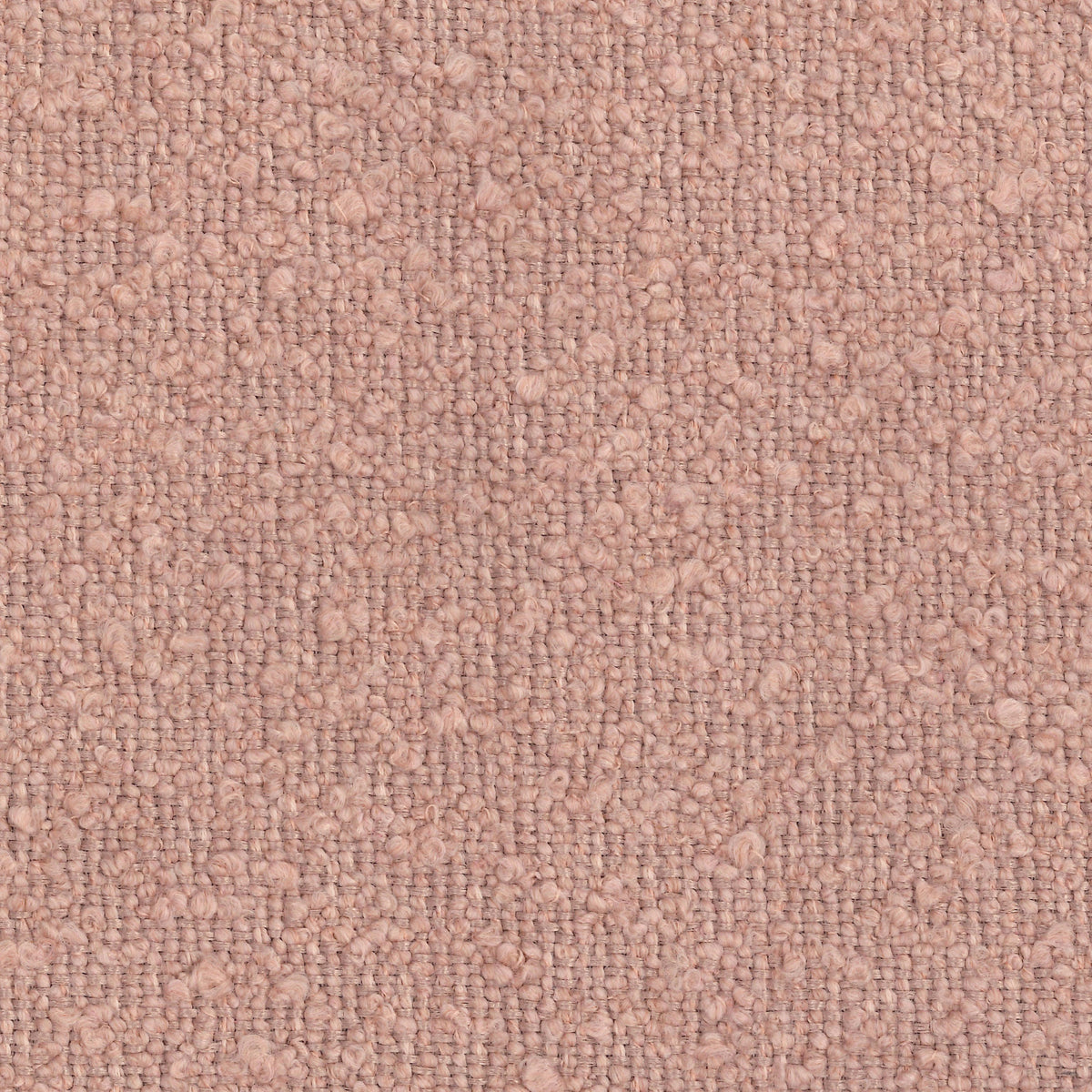 M21785RSBIF,Namesake,Crawford Gliding Ottoman in Rose Boucle with Ivory Tassel Fringe