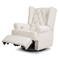 M21987PCMEW,Namesake,Harbour Power Recliner in Performance Cream Eco-Weave