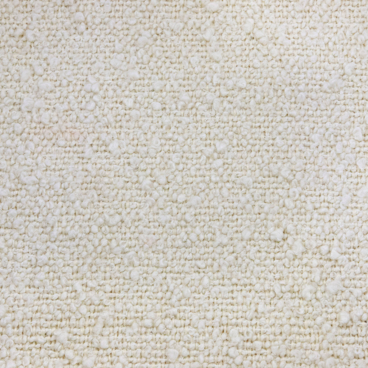 M21785WBIF,Namesake,Crawford Gliding Ottoman in Ivory Boucle with Ivory Tassel Fringe