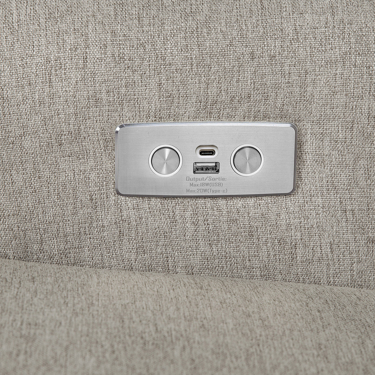 M21987PGEW,Namesake,Harbour Power Recliner in Performance Grey Eco-Weave