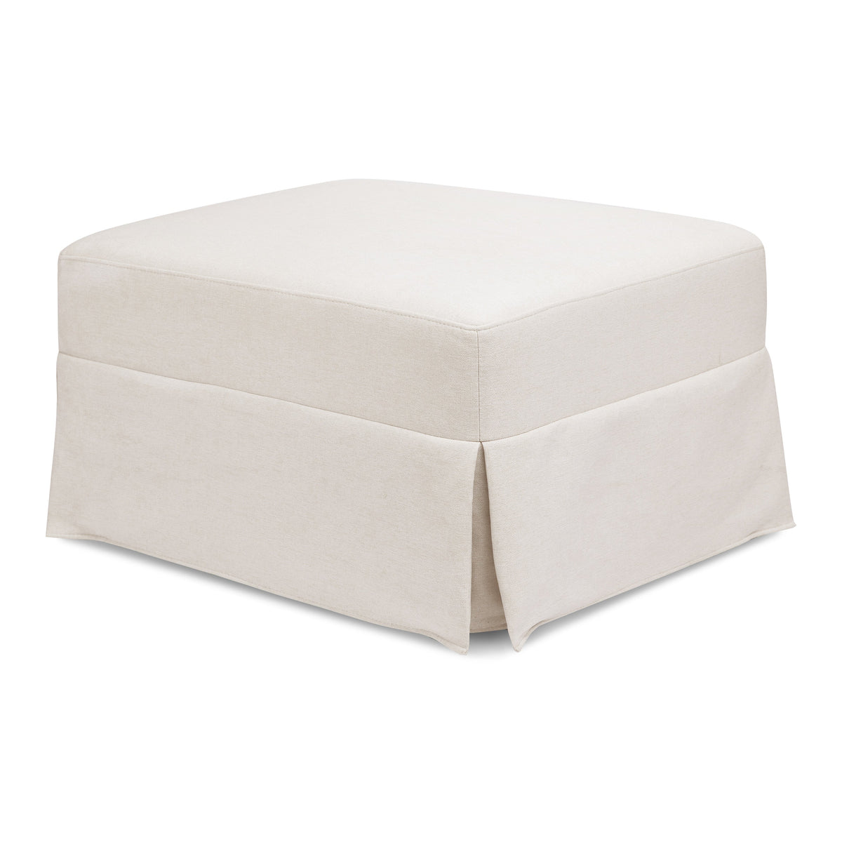 M21785PCMEW,Namesake,Crawford Gliding Ottoman in Performance Cream Eco-Weave