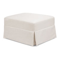 M21785PCMEW,Namesake,Crawford Gliding Ottoman in Performance Cream Eco-Weave