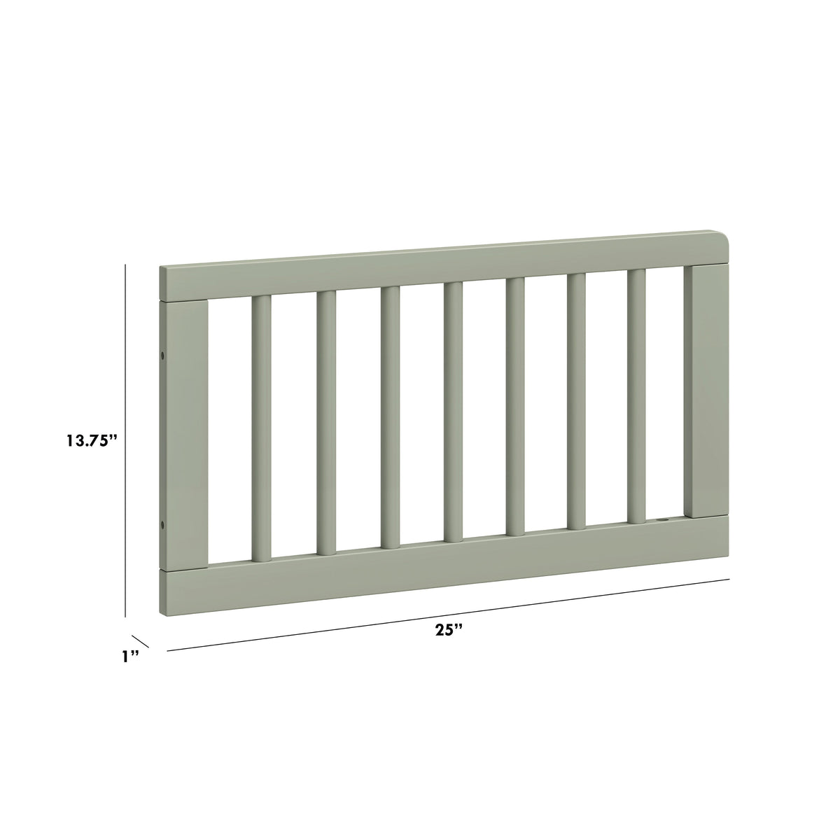 M19699FS,The MDB Family,Toddler Bed Conversion Kit in French Sage