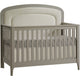 Natart Palo 5-in-1 Convertible Crib with Upholstered Panel Bouclé Beige