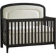 Natart Palo 5-in-1 Convertible Crib with Upholstered Panel Bouclé Beige