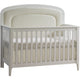 Natart Palo 5-in-1 Convertible Crib with Upholstered Panel Bouclé Beige