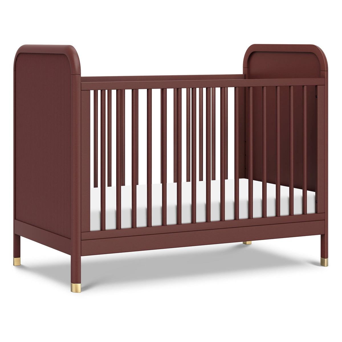 M26742CR,Namesake,Brimsley Tambour 3-in-1 Convertible Crib in Crimson