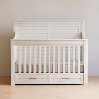 M21101HW,Namesake,Wesley Farmhouse Storage Crib in Heirloom White