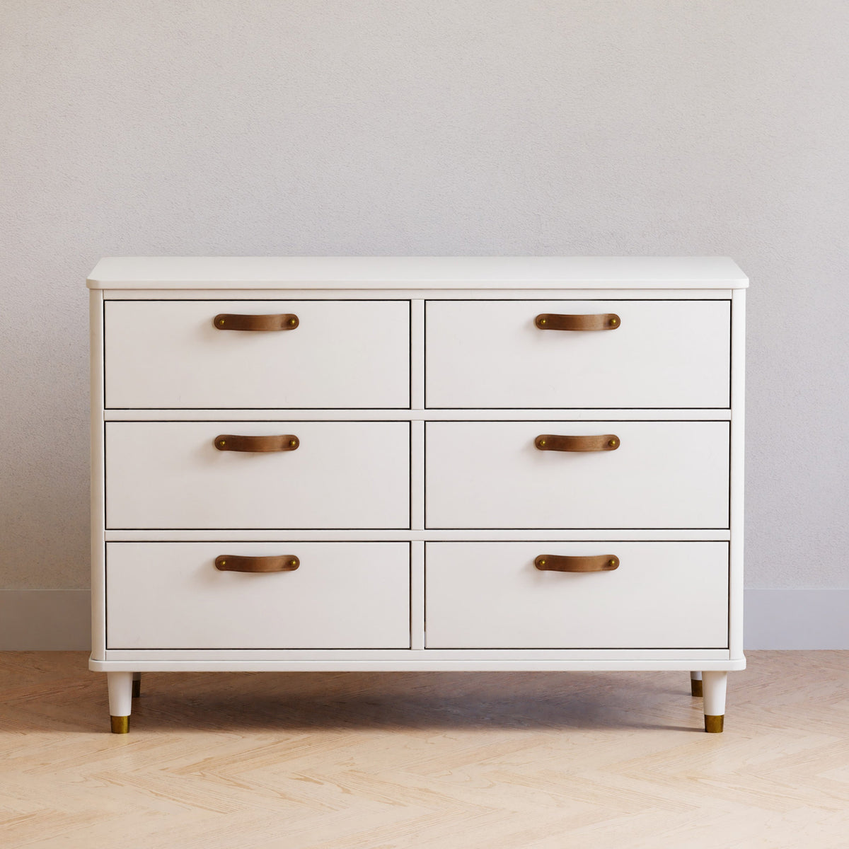 B14316RW,Namesake,Tanner 6-Drawer Dresser in Warm White
