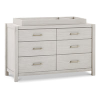 B26416WDF,Monogram by Namesake,Hemsted 6-Drawer Assembled Dresser in White Driftwood