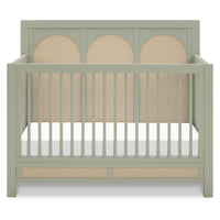 M24801FSPSEW,Namesake,Eloise 4-in-1 Convertible Crib in French Sage and Performance Sand Eco-Weave