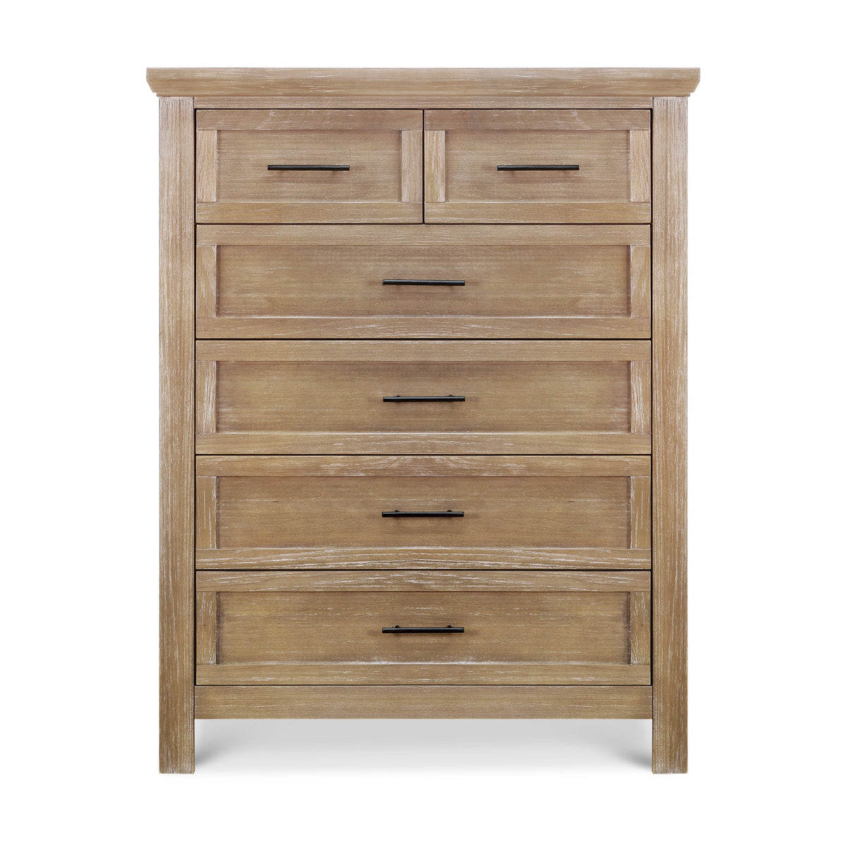 B14525DF,Monogram by Namesake,Emory Farmhouse 6-Drawer Chest in Driftwood