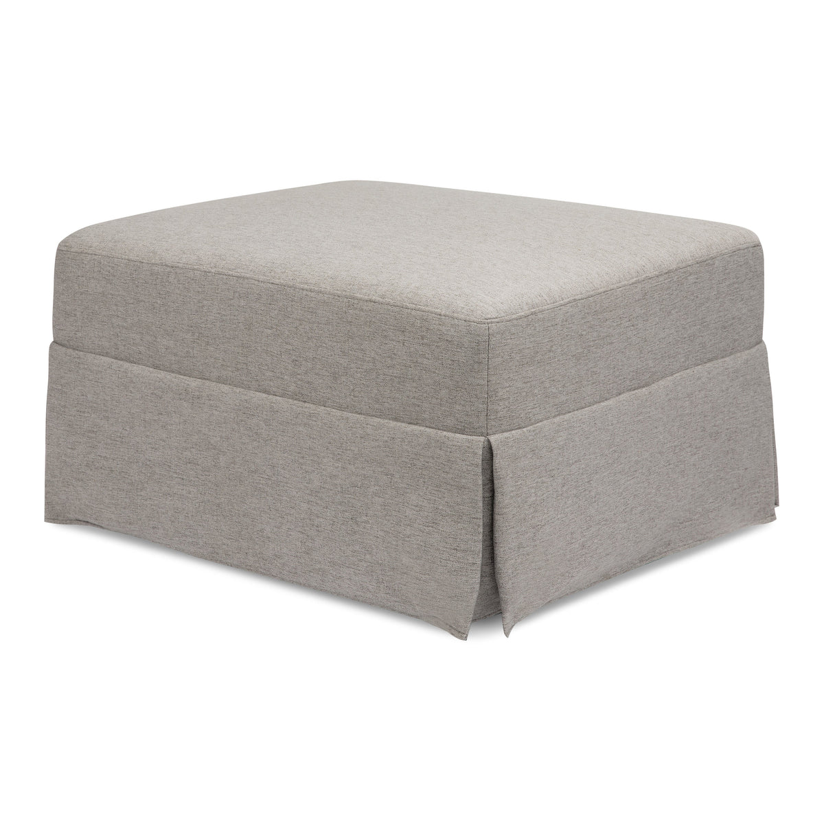 M21785PGEW,Namesake,Crawford Gliding Ottoman in Performance Grey Eco-Weave