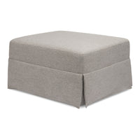 M21785PGEW,Namesake,Crawford Gliding Ottoman in Performance Grey Eco-Weave