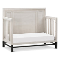 B25801WDF,Monogram by Namesake,Newbern 4-in-1 Convertible Crib in White Driftwood