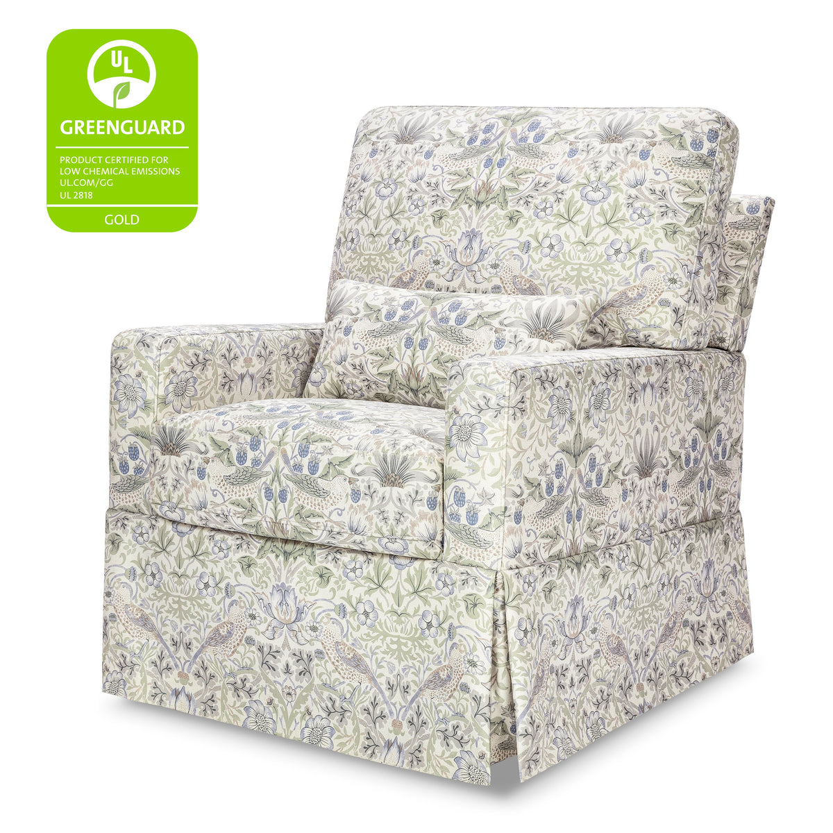 Morris & Co. x Namesake Crawford Pillowback Comfort Swivel Glider