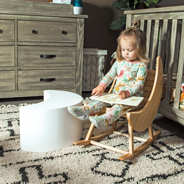 Milk Street Crescent Moon Ottoman/Table