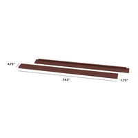M5789CR,The MDB Family,Hidden Hardware Twin/Full Size Bed Conversion Kit in Crimson