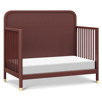 M26701CR,Namesake,Brimsley Tambour 4-in-1 Convertible Crib in Crimson