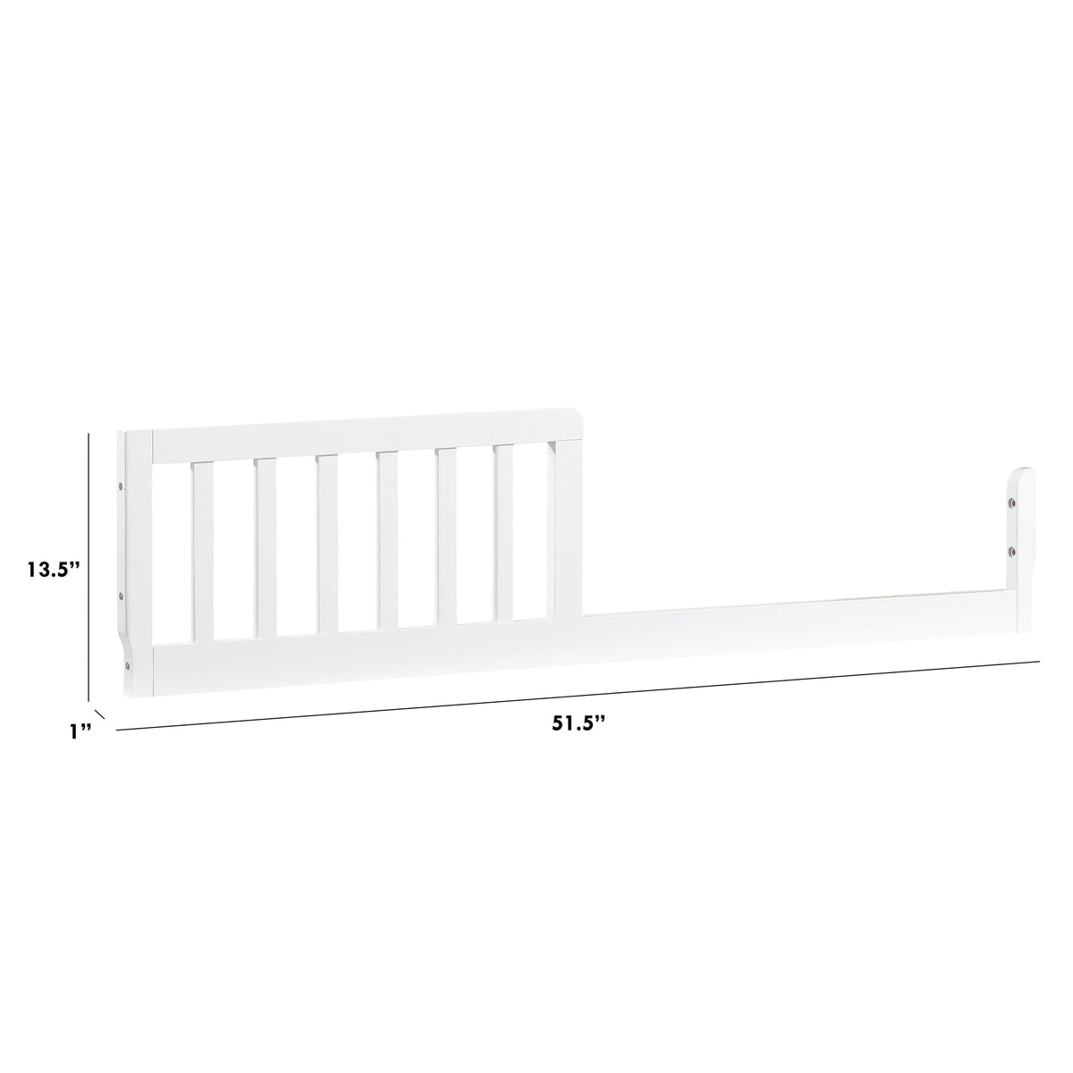 M3099W,The MDB Family,Toddler Bed Conversion Kit in White Finish