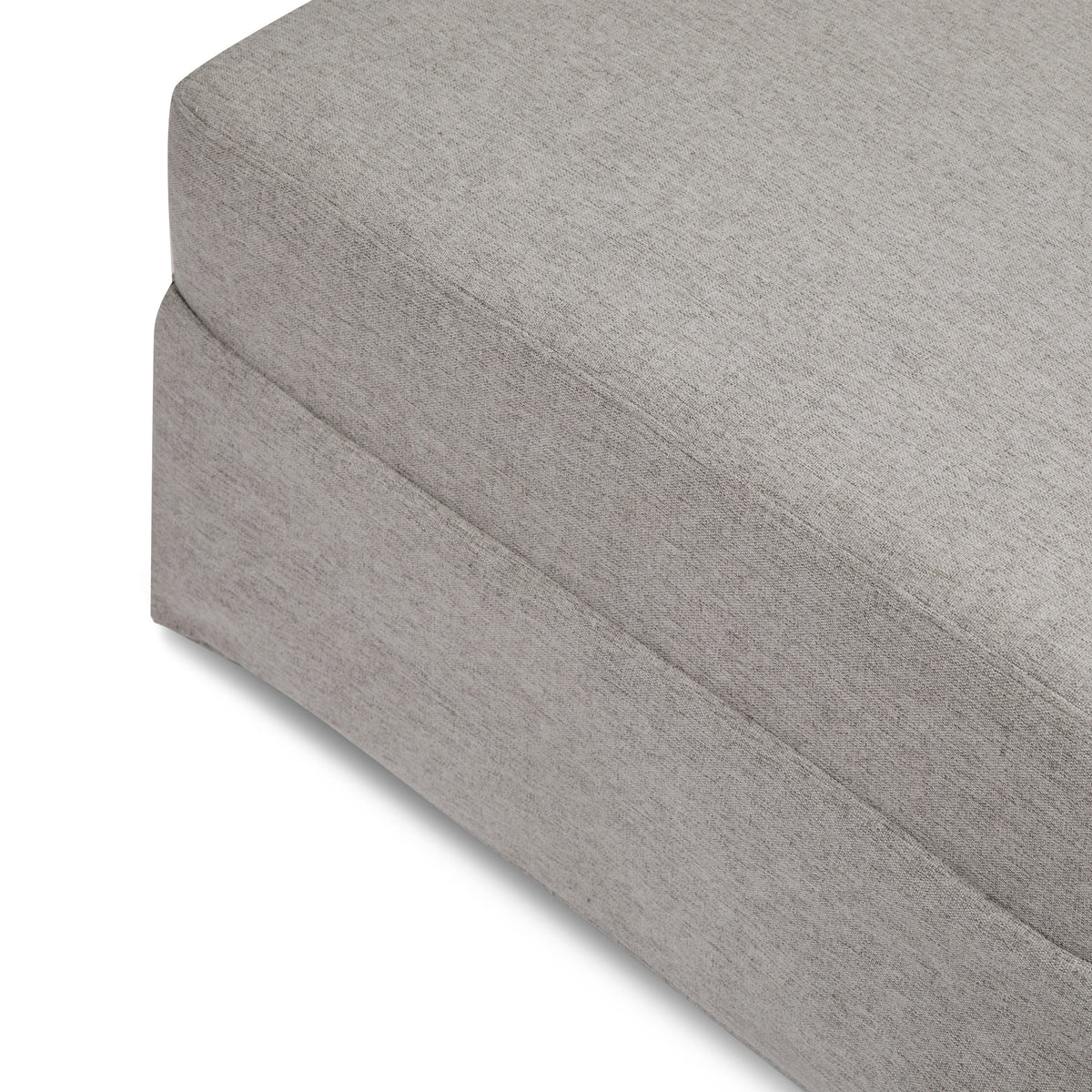 M21785PGEW,Namesake,Crawford Gliding Ottoman in Performance Grey Eco-Weave