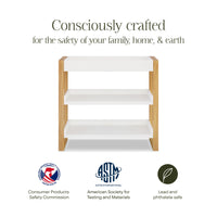 M23302RWHY,Namesake,Nantucket Changing Table in Warm White/Honey